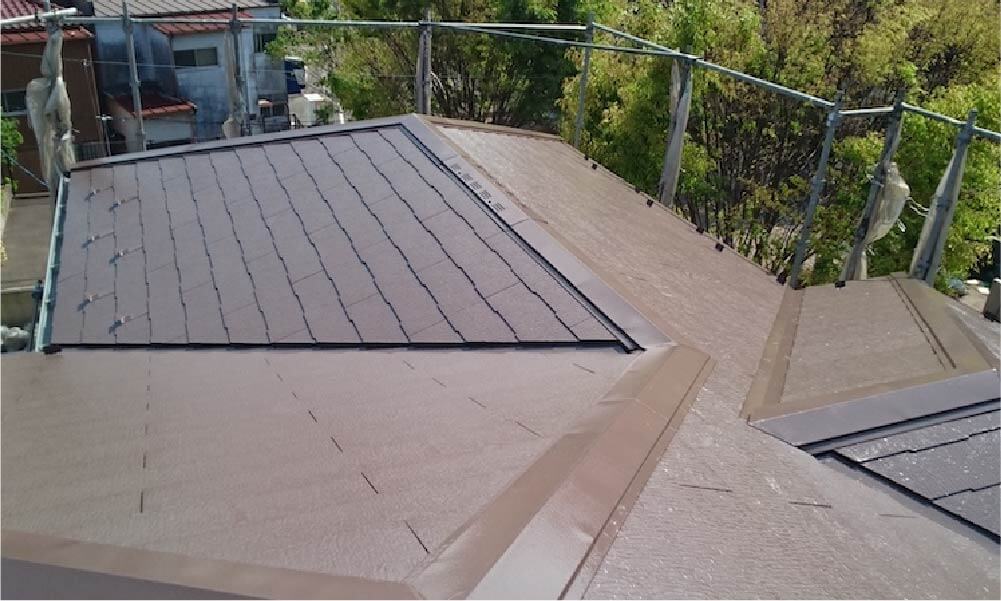 習志野市の屋根塗装の施工事例