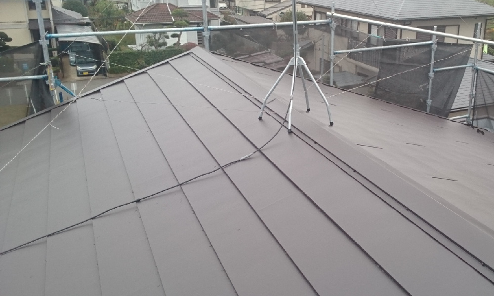 印西市の屋根カバー工法