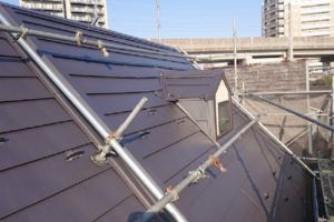 足立区のスレート屋根のリフォーム