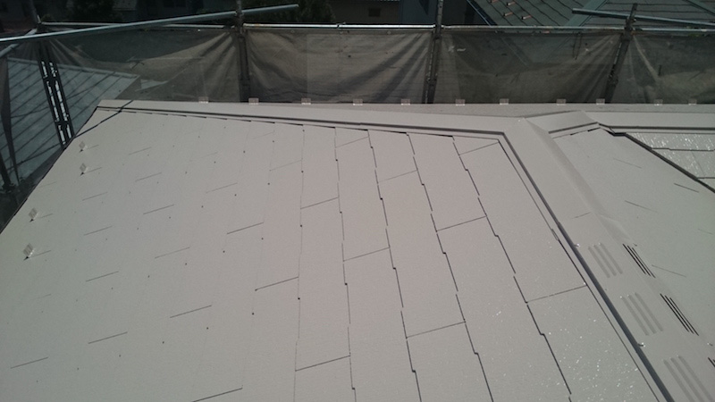 屋根塗装の施工後の様子