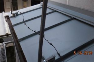 柏市の屋根葺き替え工事の施工事例