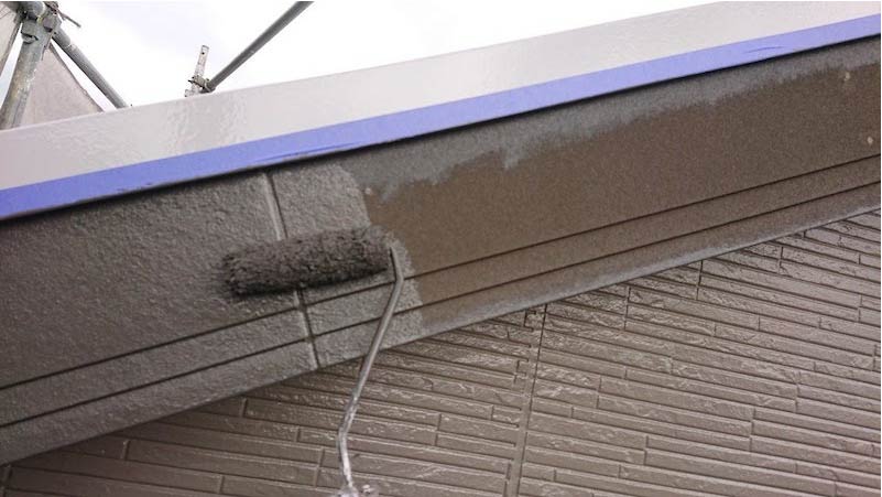 千葉県我孫子市の破風板の塗装