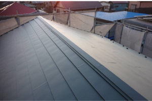 鎌ヶ谷市の屋根葺き替え工事の施工事例
