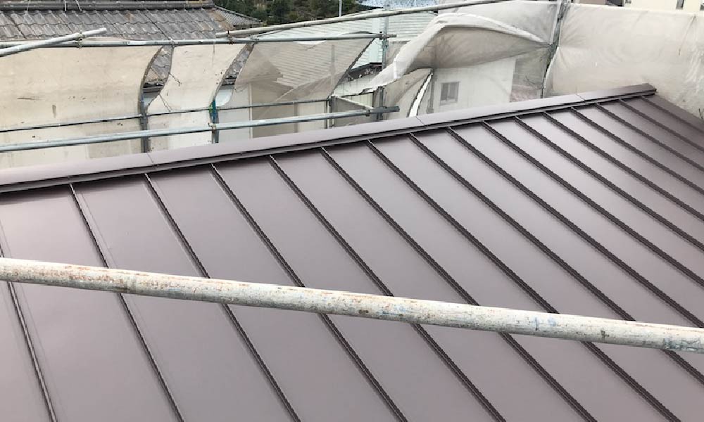 鎌ケ谷市の屋根葺き替え工事の施工事例