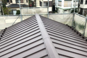 鎌ケ谷市の屋根の葺き替え工事