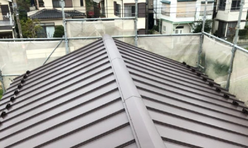 鎌ケ谷市の屋根の葺き替え工事