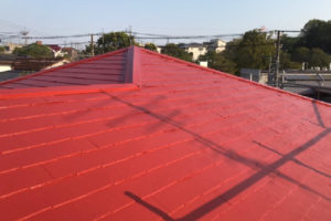 佐倉市の屋根塗装の施工事例