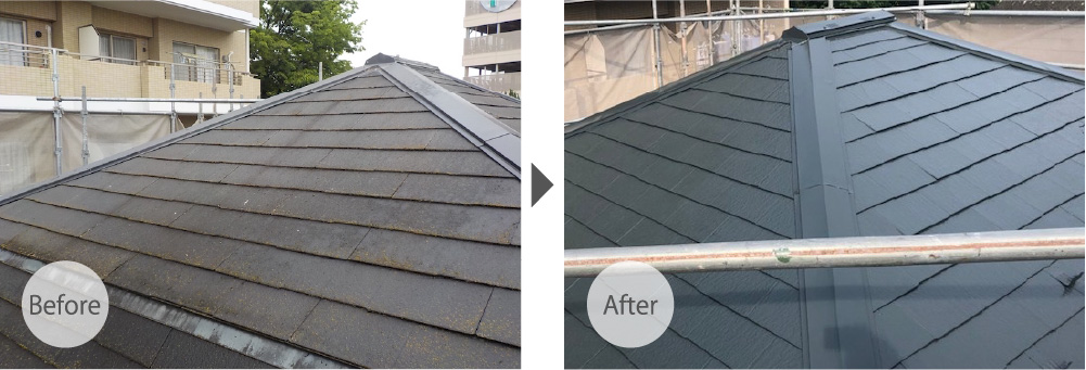 板橋区の屋根塗装の施工事例