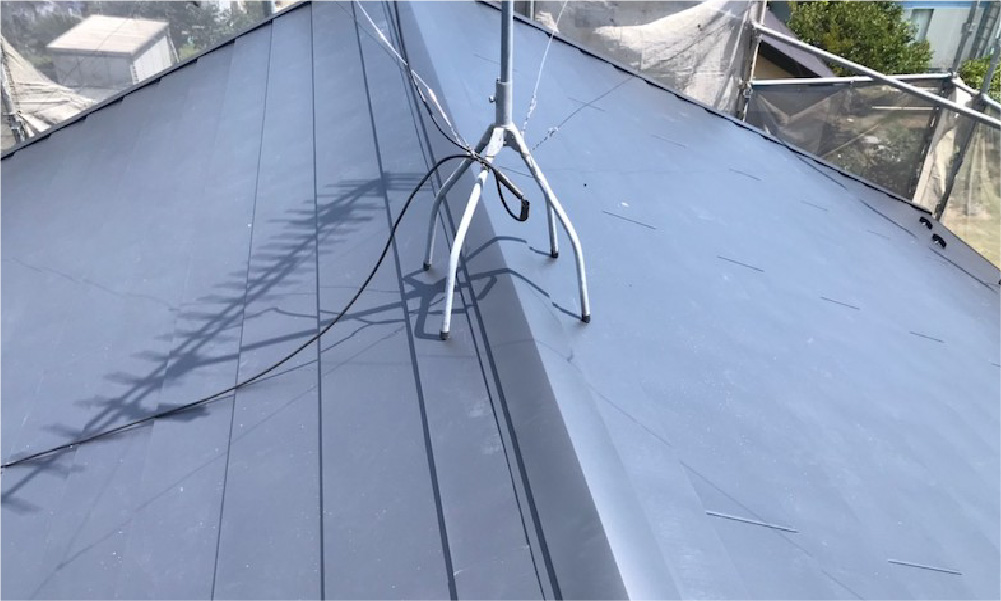 大網白里市の屋根カバー工法の施工事例