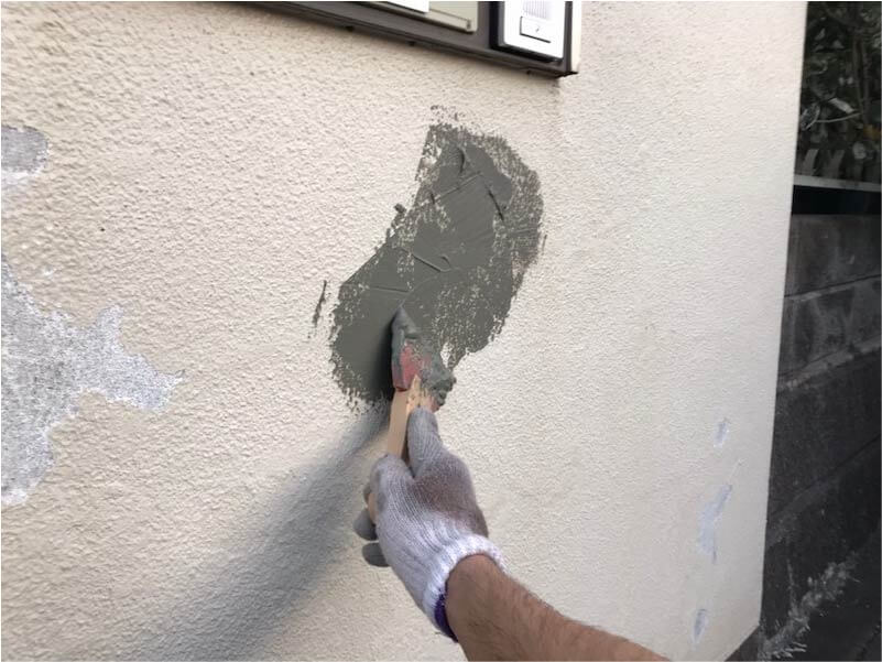 松戸市の外壁塗装の下地補修