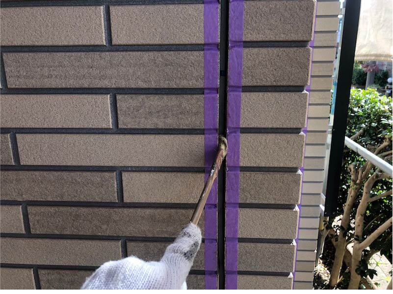 千葉市の外壁塗装のコーキングの交換工事