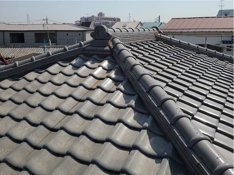 足立区の屋根修理の瓦の補修