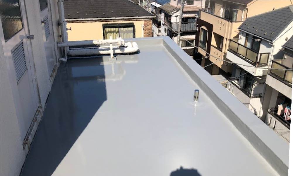 大田区の屋上防水工事の施工事例