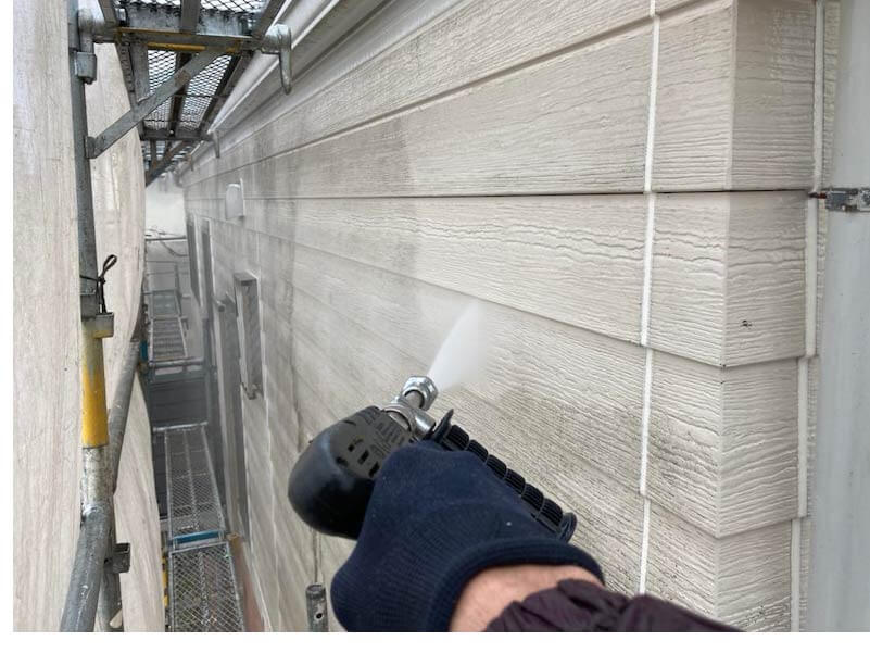 船橋市の屋根・外壁塗装の高圧洗浄