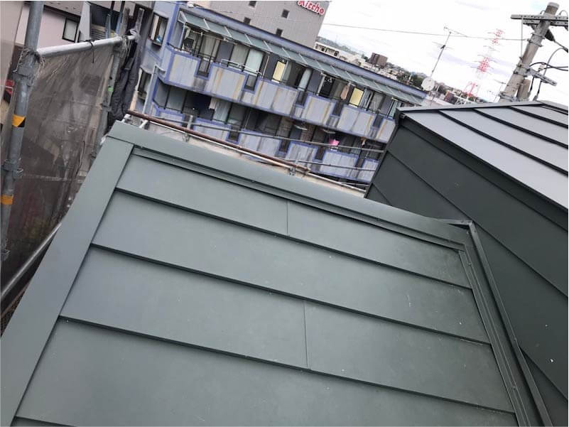 川崎市の屋根リフォームの施工後の様子