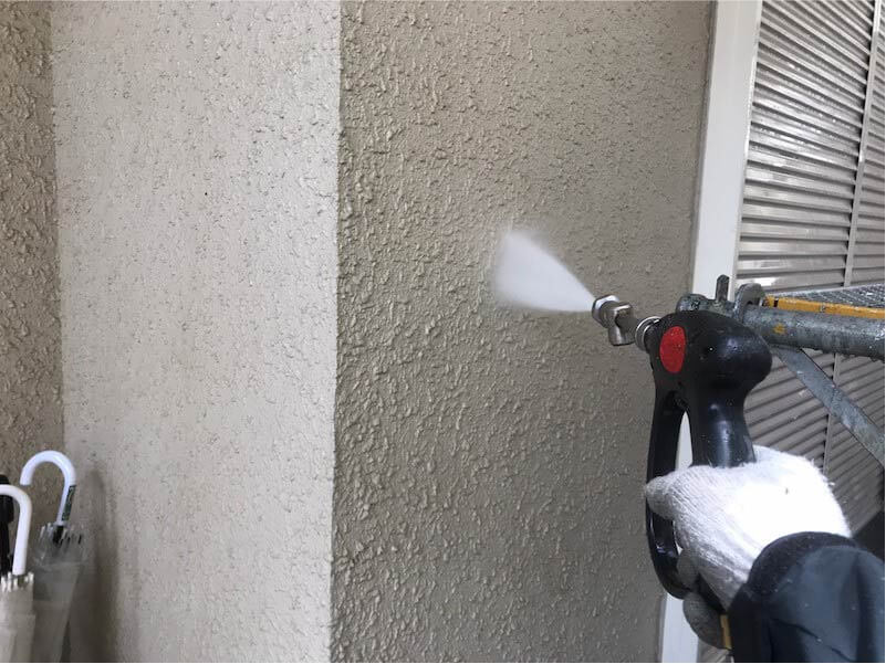 野田市の外壁塗装の高圧洗浄
