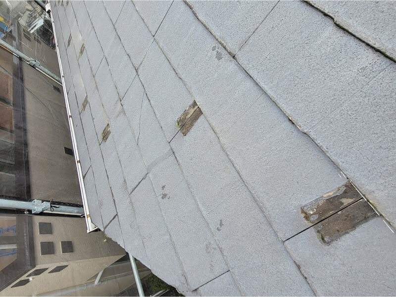 東村山市の屋根リフォームの棟板金の撤去