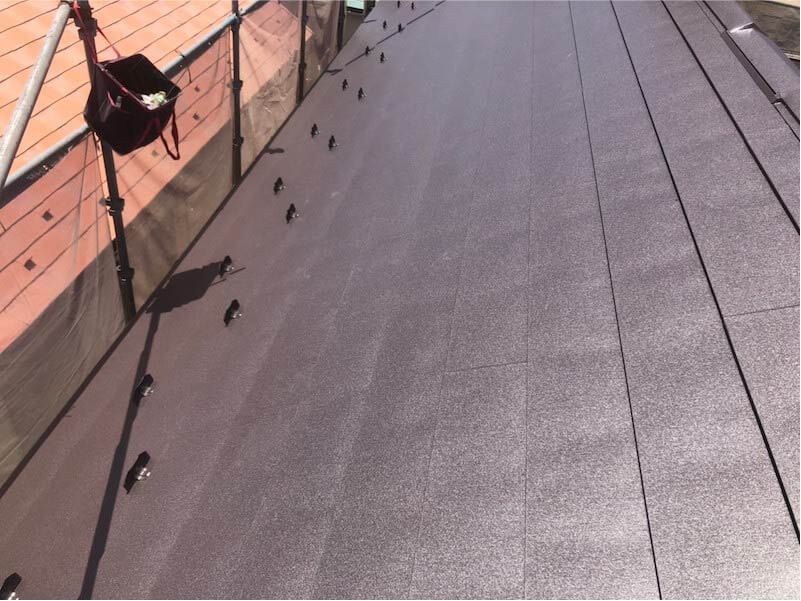 船橋市の棟板金の設置
