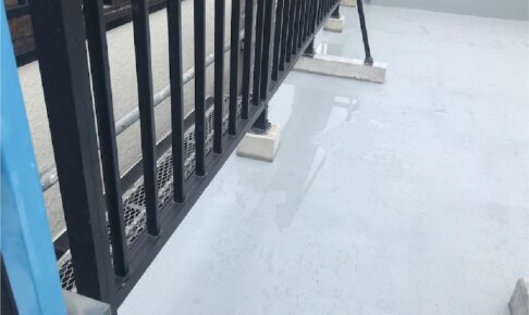 港区の屋上防水工事の施工事例