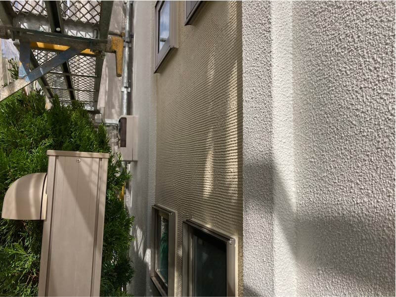 世田谷区の外壁塗装の施工後の様子