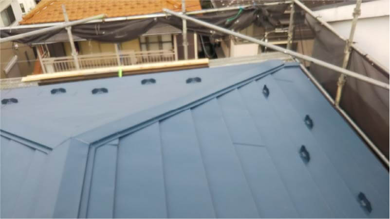 板橋区の屋根修理リフォームの施工後の様子