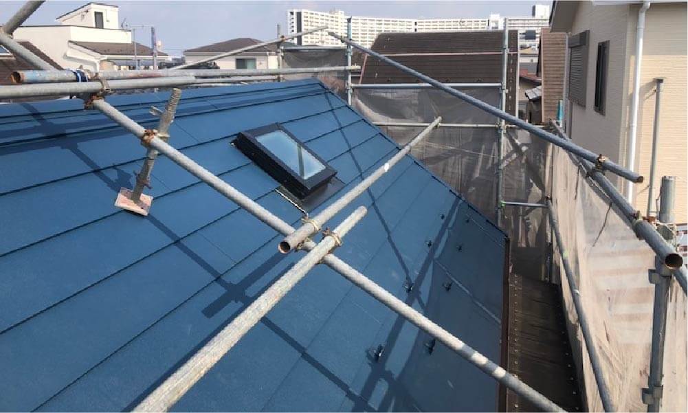 川口市の屋根リフォームの施工事例