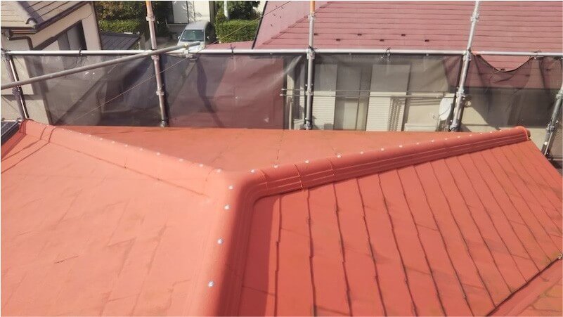 浦安市の屋根リフォームの施工後の様子