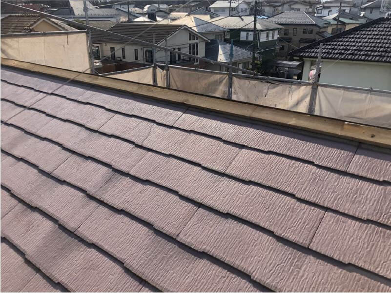 松戸市の屋根リフォームの棟板金の撤去