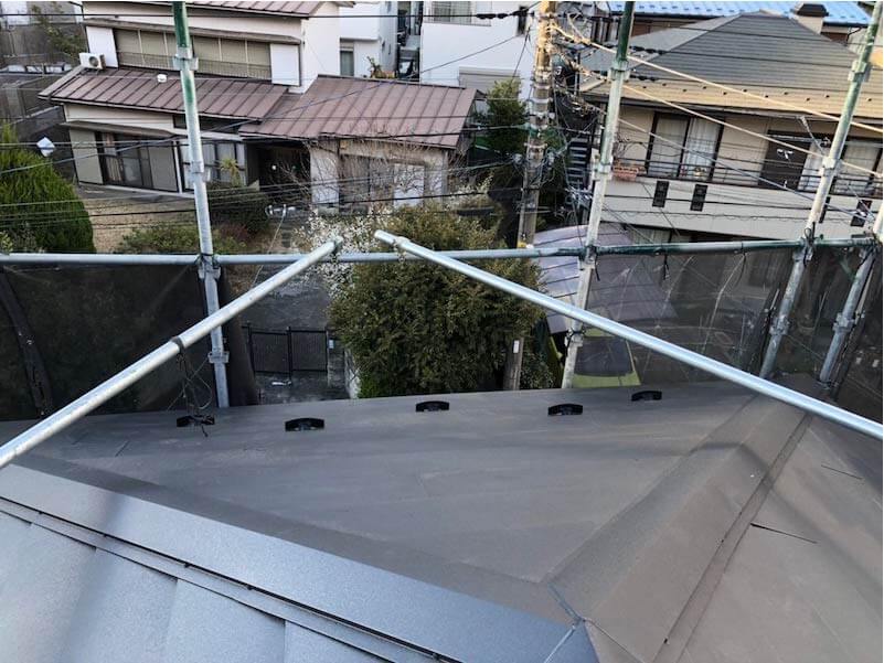 横浜市の屋根リフォームの施工後の様子