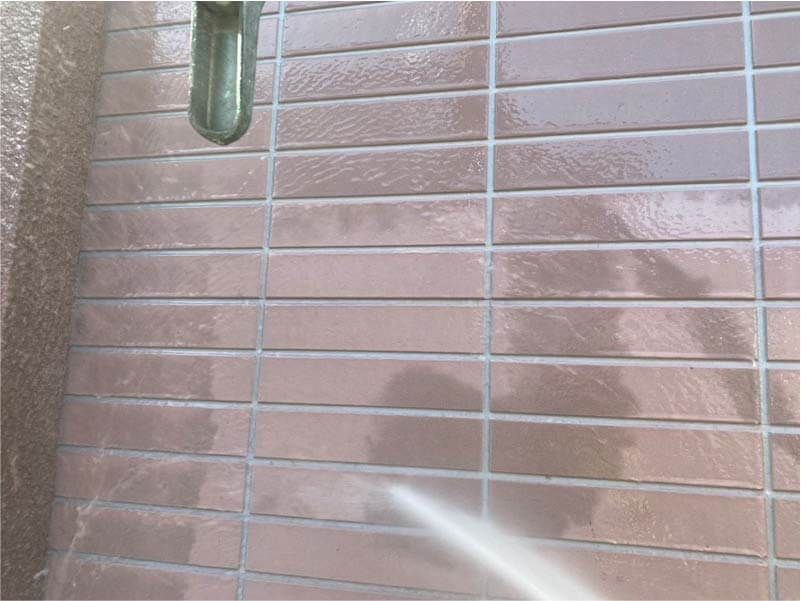 横浜市の外壁塗装の高圧洗浄