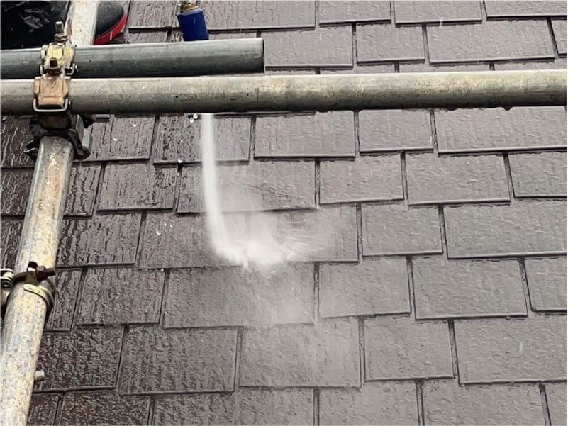 目黒区の外壁屋根塗装の高圧洗浄