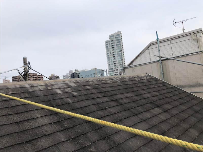 文京区の屋根塗装の棟板金の交換工事