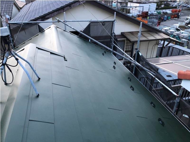 江戸川区の屋根リフォームの施工後の様子