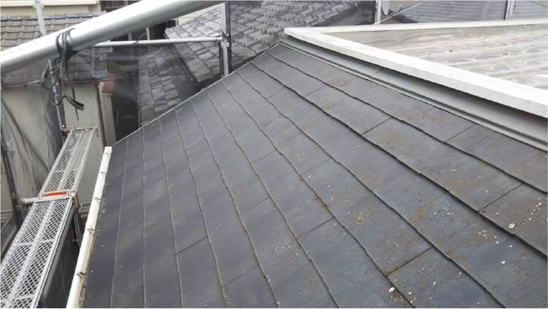 板橋区の屋根リフォームの施工前の様子