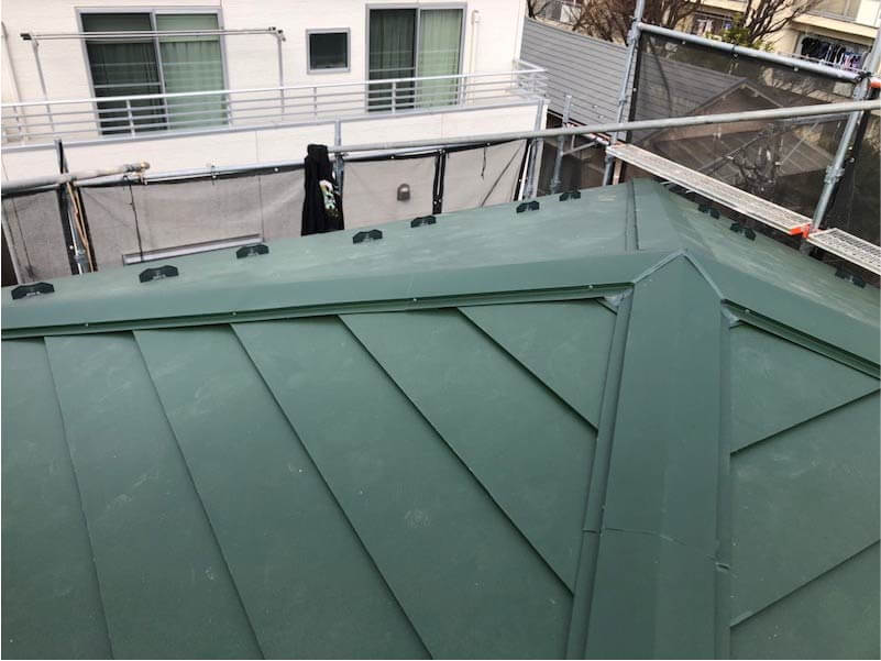 墨田区の屋根リフォームの施工後の様子