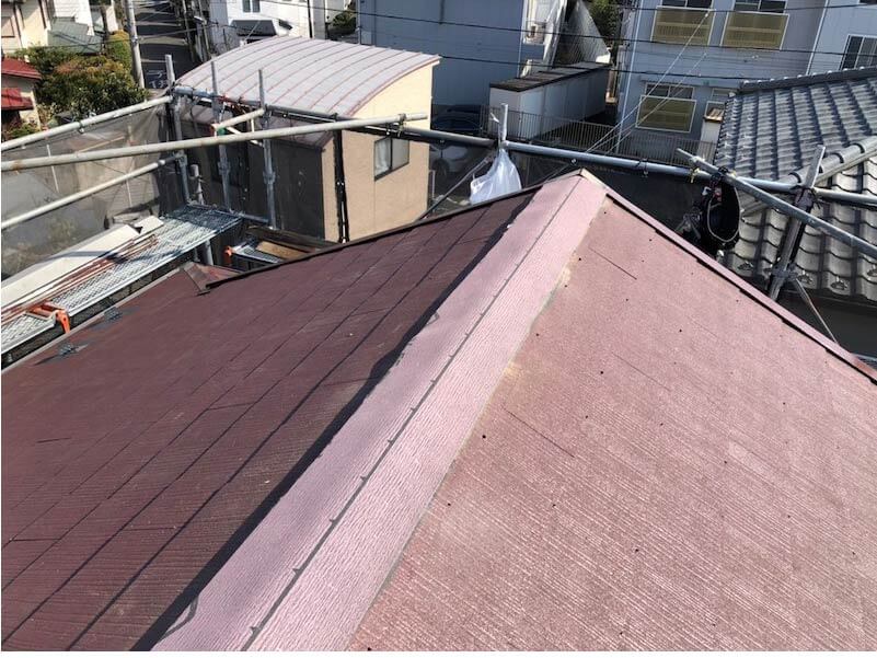 さいたま市の屋根塗装の棟板金の交換工事