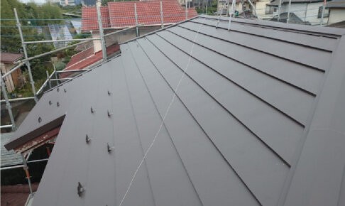 印西市の屋根吹き替え工事の施工事例