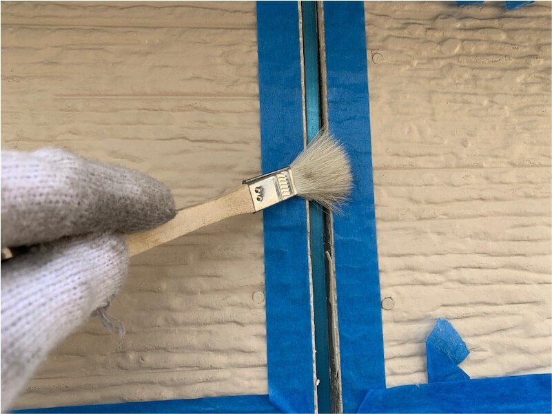 市川市の外壁塗装のコーキングの交換