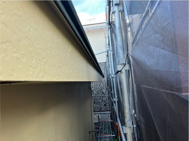 板橋区の外壁塗装の施工後の様子