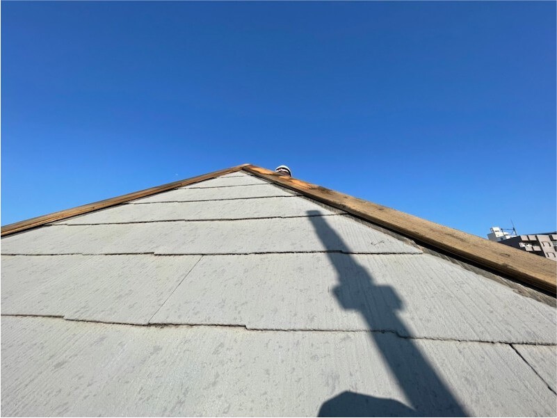 葛飾区の屋根リフォームの棟板金の撤去