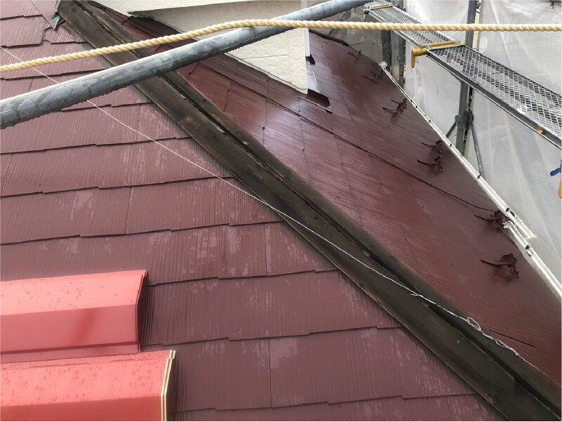 豊島区の屋根修理の棟板金の撤去
