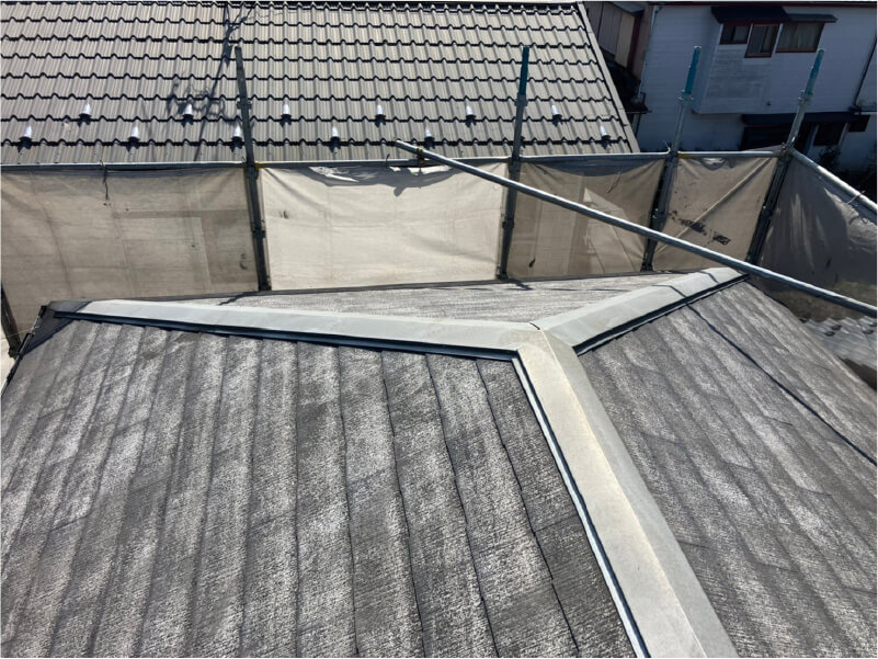 千葉市の屋根塗装の高圧洗浄