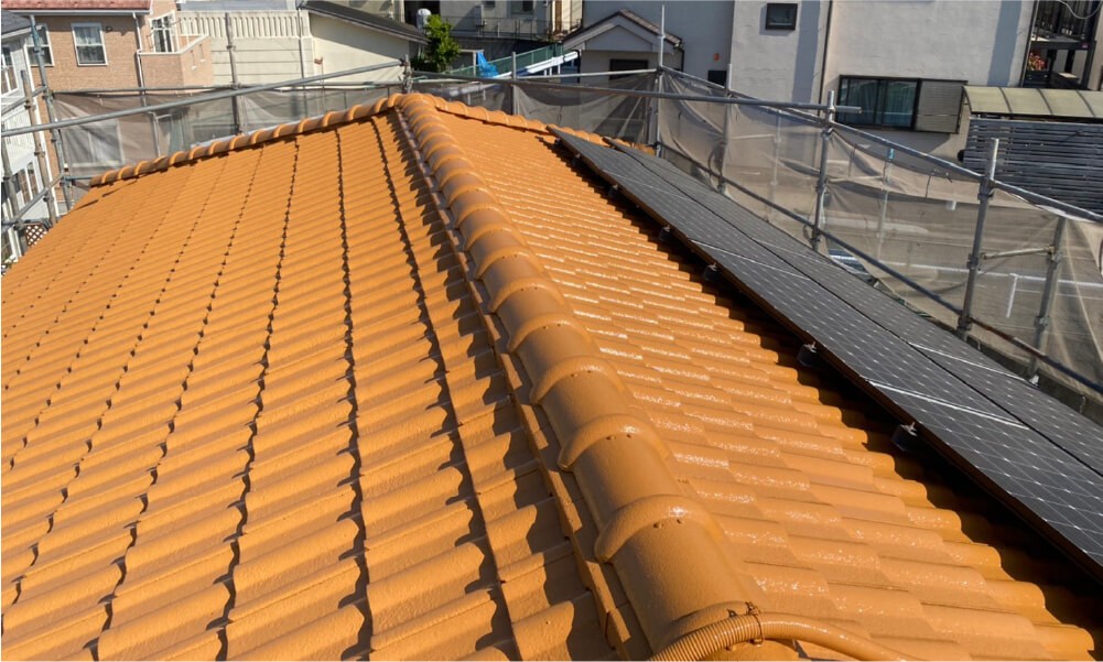 横浜市の屋根塗装の施工事例