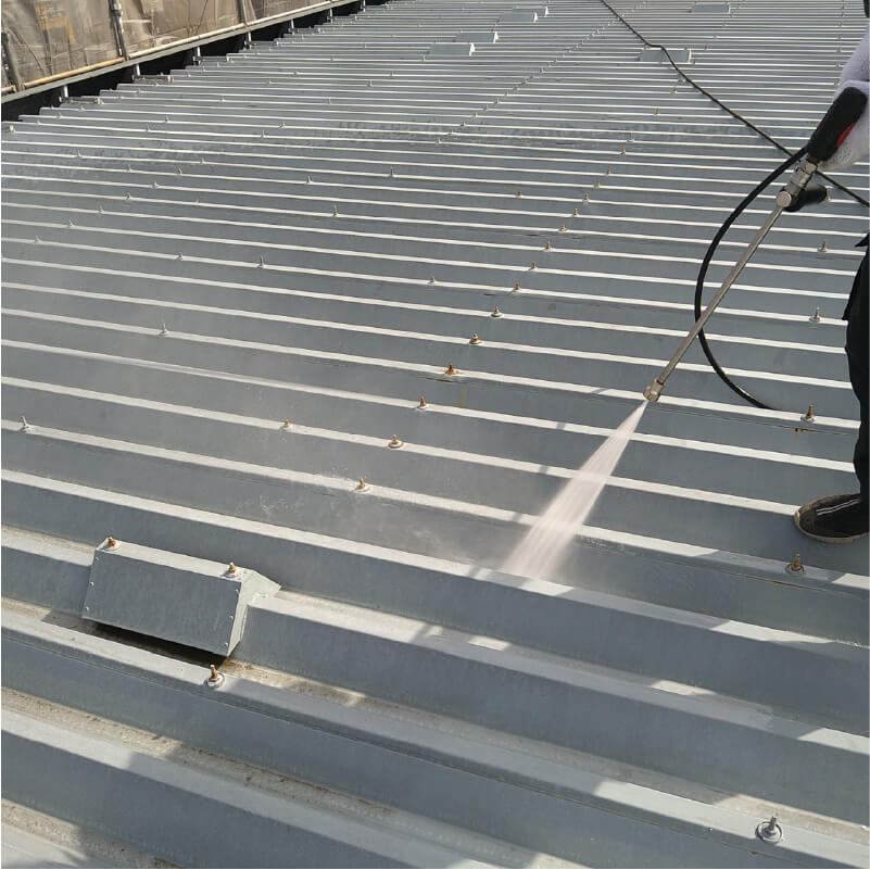 東大和市の屋根塗装の高圧洗浄