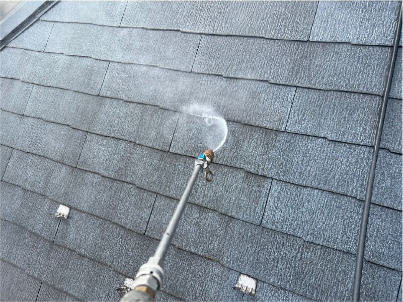 世田谷区の屋根塗装の高圧洗浄