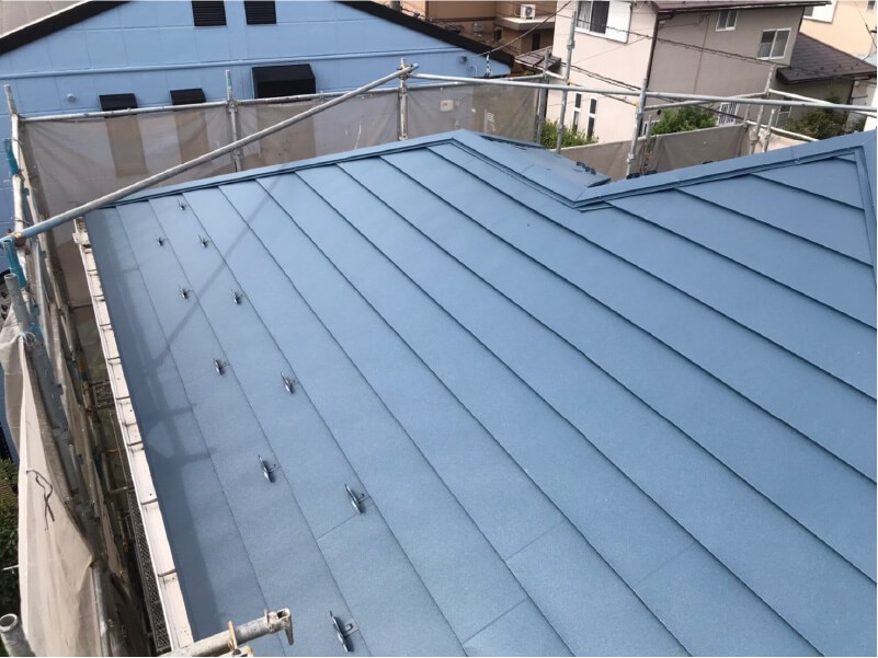 久喜市の屋根リフォームの施工後の様子