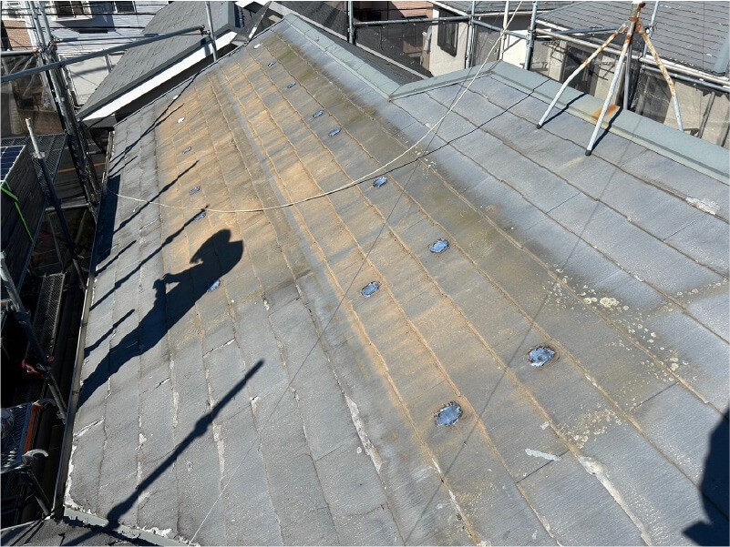 柏市の屋根リフォームの太陽光パネルの撤去