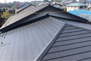 北本市の屋根葺き替え工事の施工事例